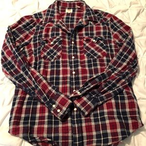 Levi’s Plaid Western Shirt